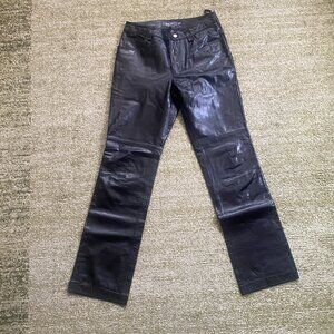 Vintage y2k Gap bootcut low rise leather pants
